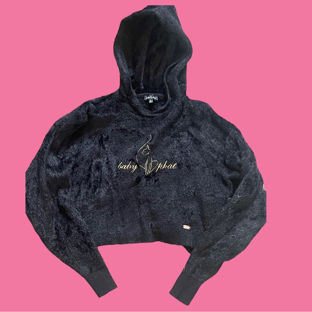 Fuzzy Baby Phat Tracksuit pants and hoodie size small